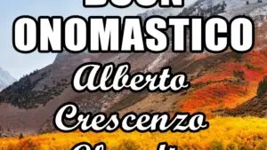 buon onomastico alberto crescenzo claudio