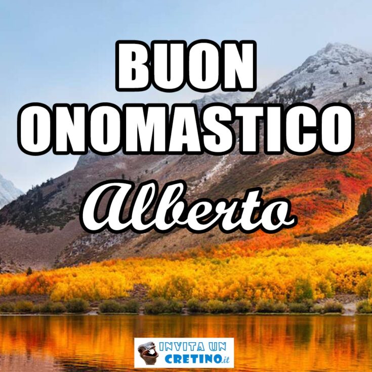 buon onomastico alberto