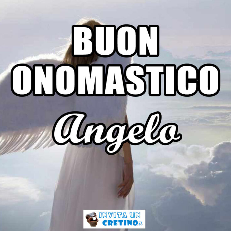 buon onomastico angelo