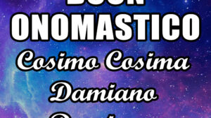 buon onomastico cosimo cosima damiano damiana 2020