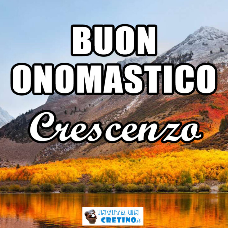 buon onomastico crescenzo