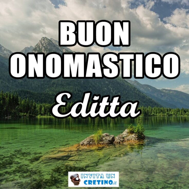 buon onomastico editta