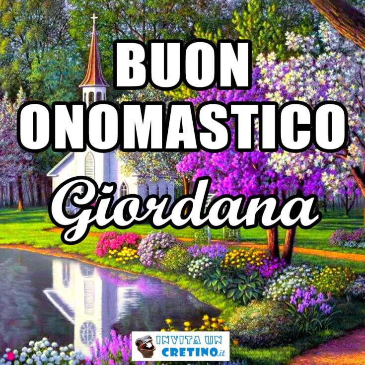 buon onomastico giordana