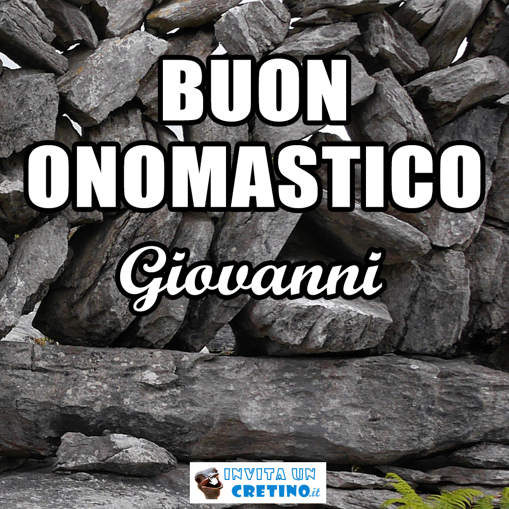 buon onomastico giovanni