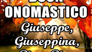 buon onomastico giuseppe giuseppina pino pina 19 marzo 2021