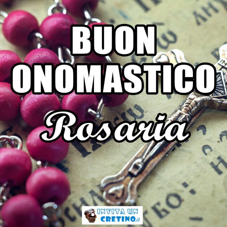 immagine auguri Rosaria