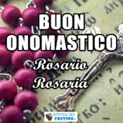 buon onomastico rosaria rosario 2020
