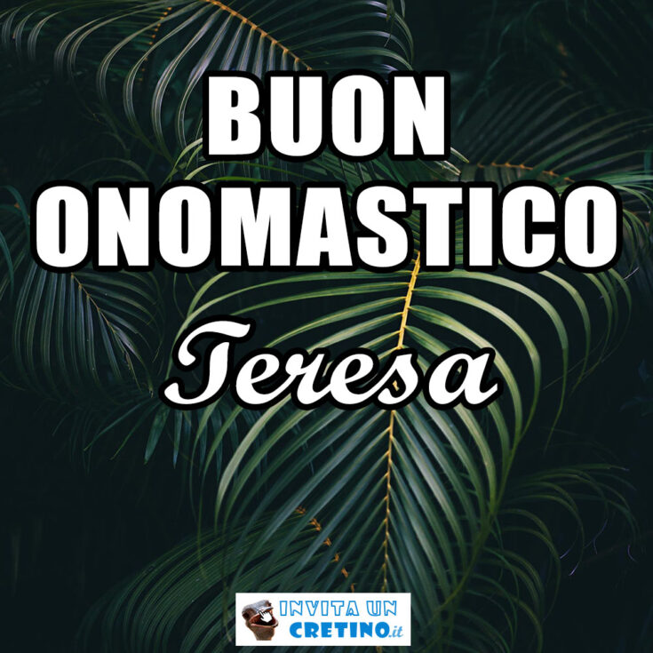 Santa Teresa buon onomastico immagini gratis