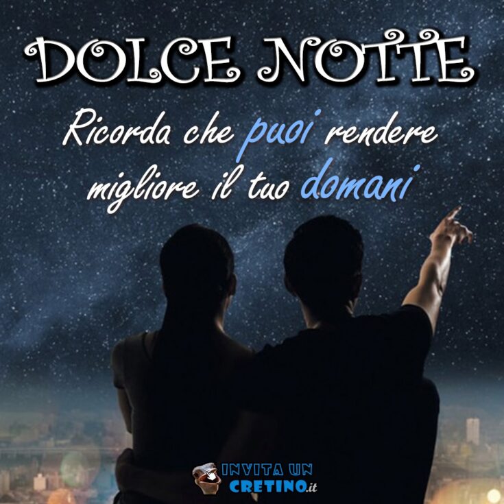 buonanotte dolce notte rendere migliore domani immagine gratis