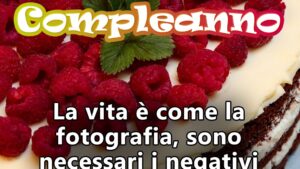 buon compleanno vita come fotografia auguri