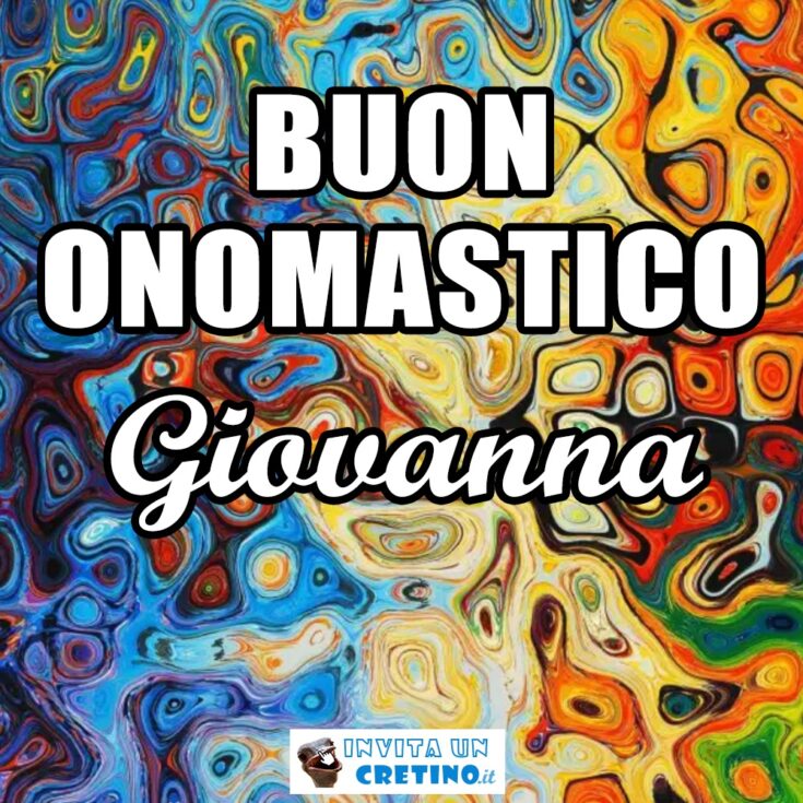 buon onomastico Giovanna