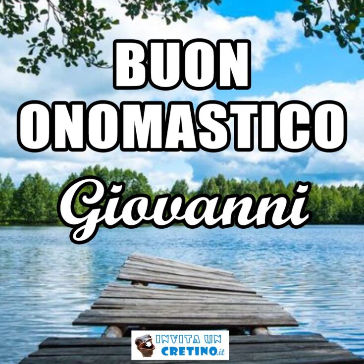 buon onomastico Giovanni 23 ottobre