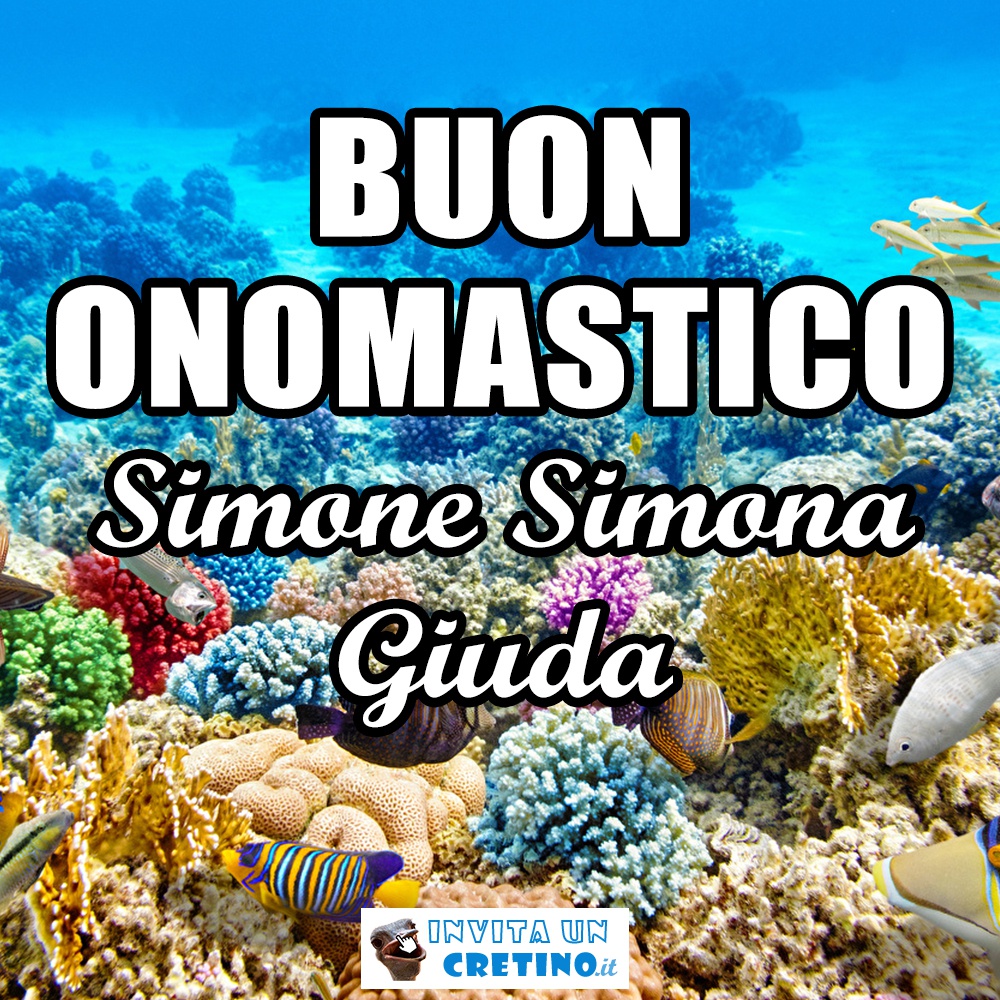 buon onomastico simone simona giuda 2020