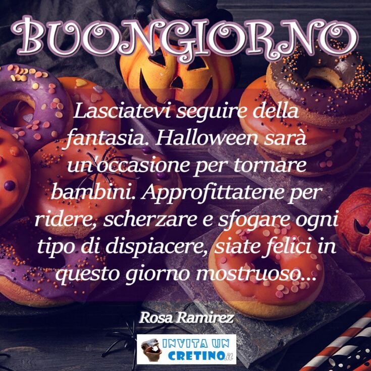 buongiorno halloween occasione per tornare bambini