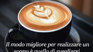 buongiorno il modo per realizzare un sogno e svegliarsi