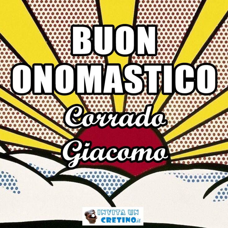 buon onomastico Corrado Giacomo 26 novembre