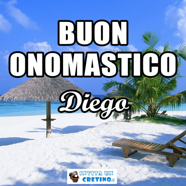 buon onomastico diego 13 novembre