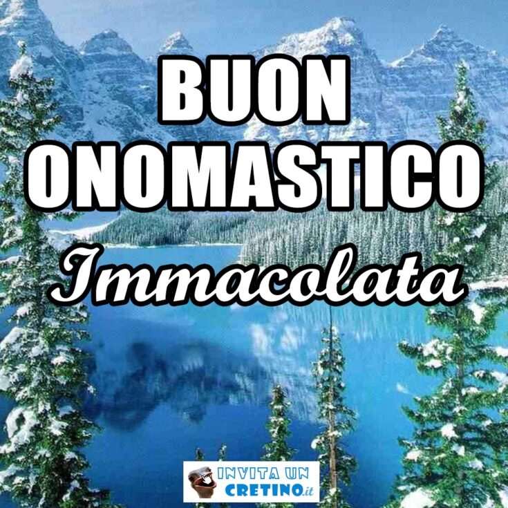 buon onomastico immacolata 8 dicembre