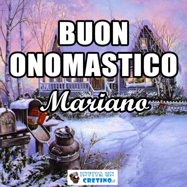 buon onomastico mariano 1 dicembre