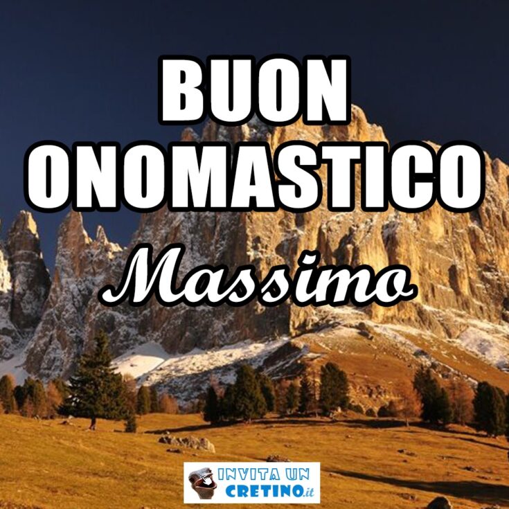 buon onomastico massimo 27 novembre