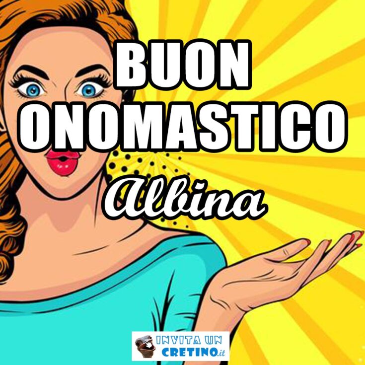 buon onomastico albina 16 dicembre