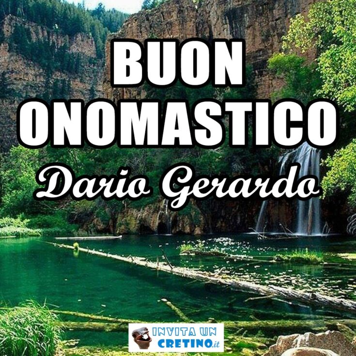 buon onomastico dario gerardo 19 dicembre