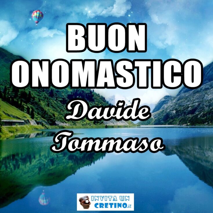 buon onomastico davide tommaso 29 dicembre