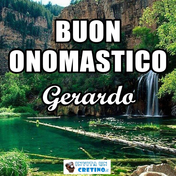 buon onomastico gerardo 19 dicembre