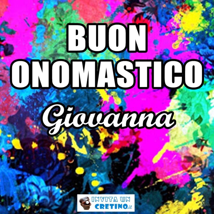 buon onomastico giovanna 27 dicembre