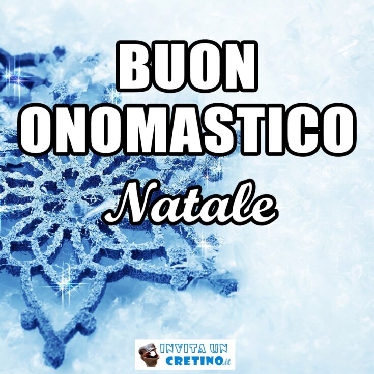 buon onomastico natale 25 dicembre