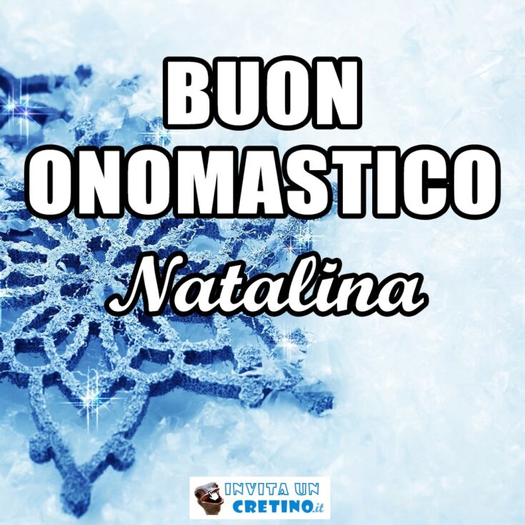 buon onomastico natalina 25 dicembre