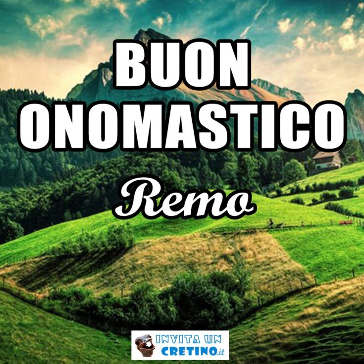 buon onomastico remo 22 dicembre