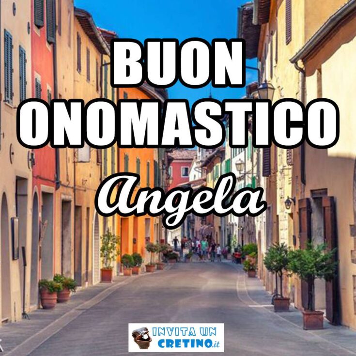 buon onomastico angela 27 gennaio