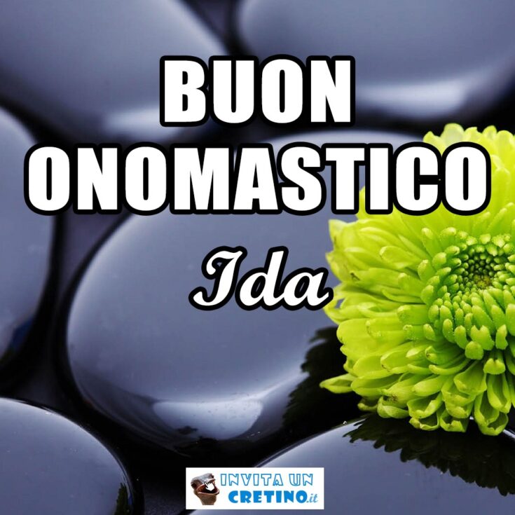 buon onomastico ida 15 gennaio