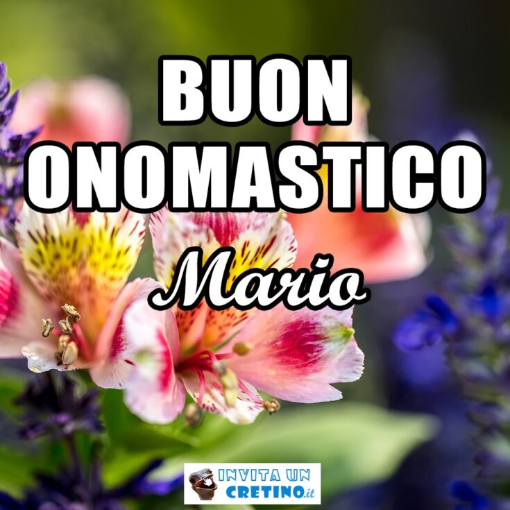 buon onomastico mario 19 gennaio