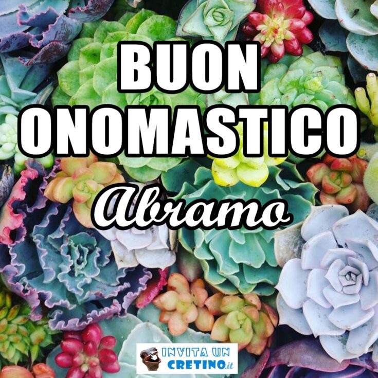 buon onomastico abramo 9 ottobre