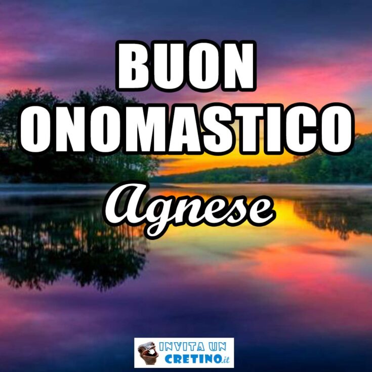 buon onomastico agnese 2 marzo