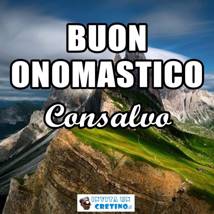 buon onomastico consalvo 10 gennaio