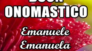 buon onomastico emanuele emanuela 26 marzo