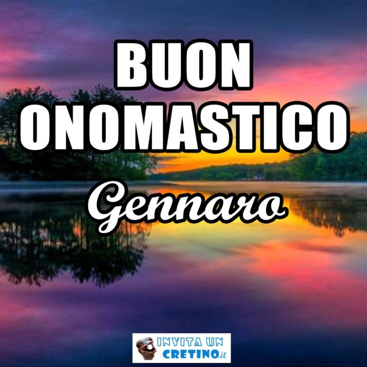 buon onomastico gennaro 2 marzo