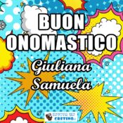 buon onomastico giuliana samuela 16 febbraio