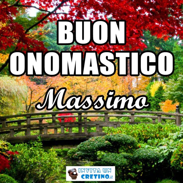 buon onomastico massimo 8 gennaio