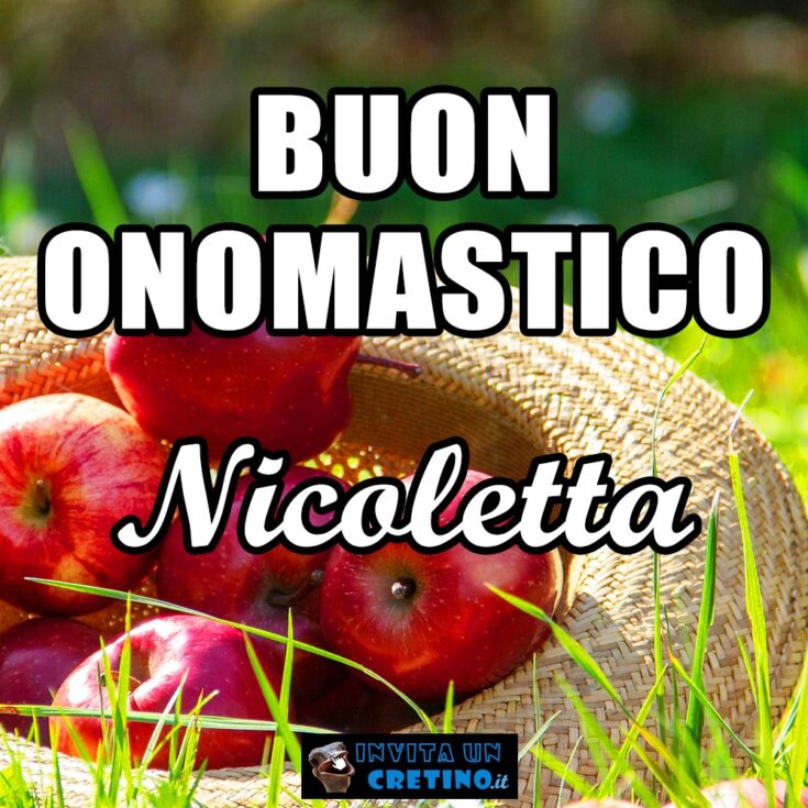 buon onomastico nicoletta 10 settembre 2020