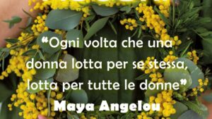 festa della donna immagine auguri con frase quando una donna lotta per se stessa lotta per tutte le donne
