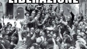 25 aprile 1945 buona festa della liberazione italia bologna