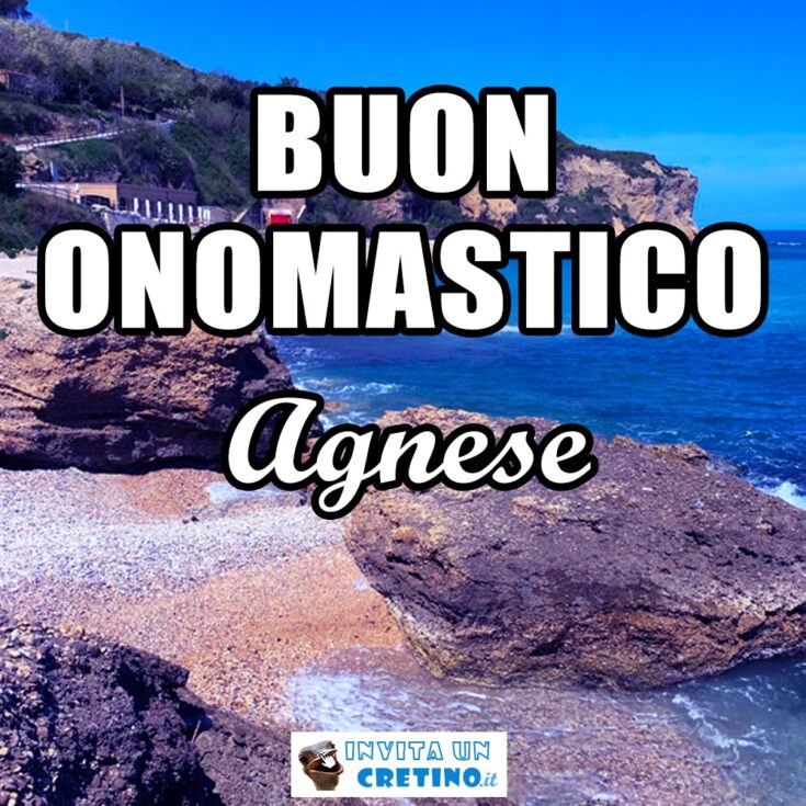 buon onomastico agnese 20 aprile