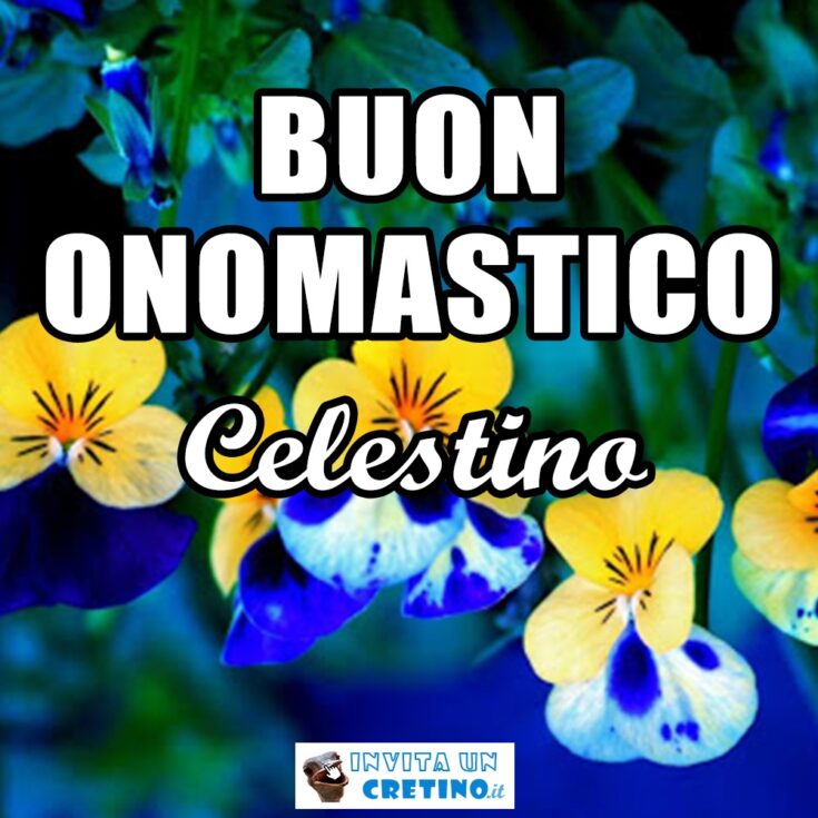 buon onomastico celestino 6 aprile