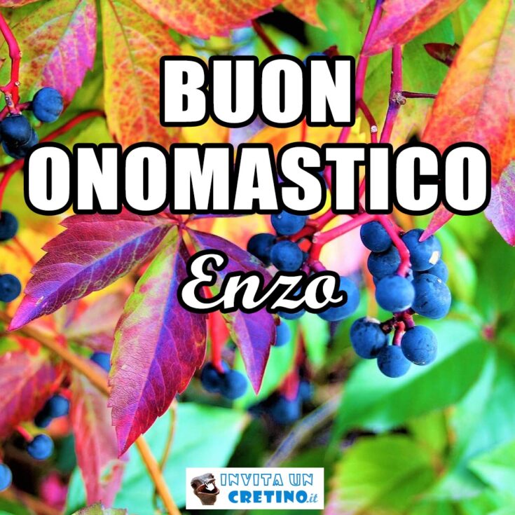 buon onomastico enzo 5 aprile