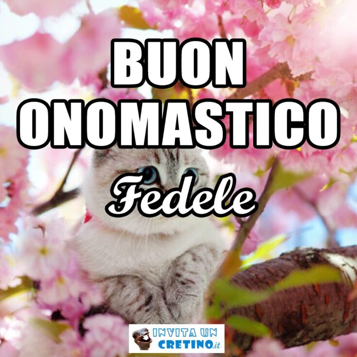 buon onomastico fedele 24 aprile