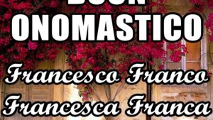 buon onomastico francesco franco francesca franca 2 aprile